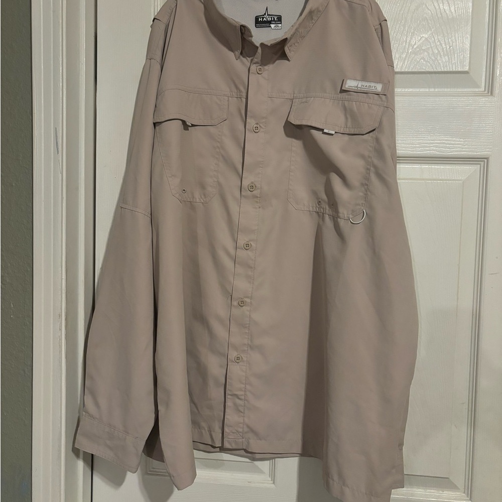 #HABlT Beige Long Sleeve Shirt - Picture 5 of 6